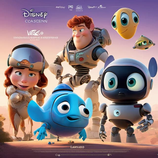 Disney pixar poster
