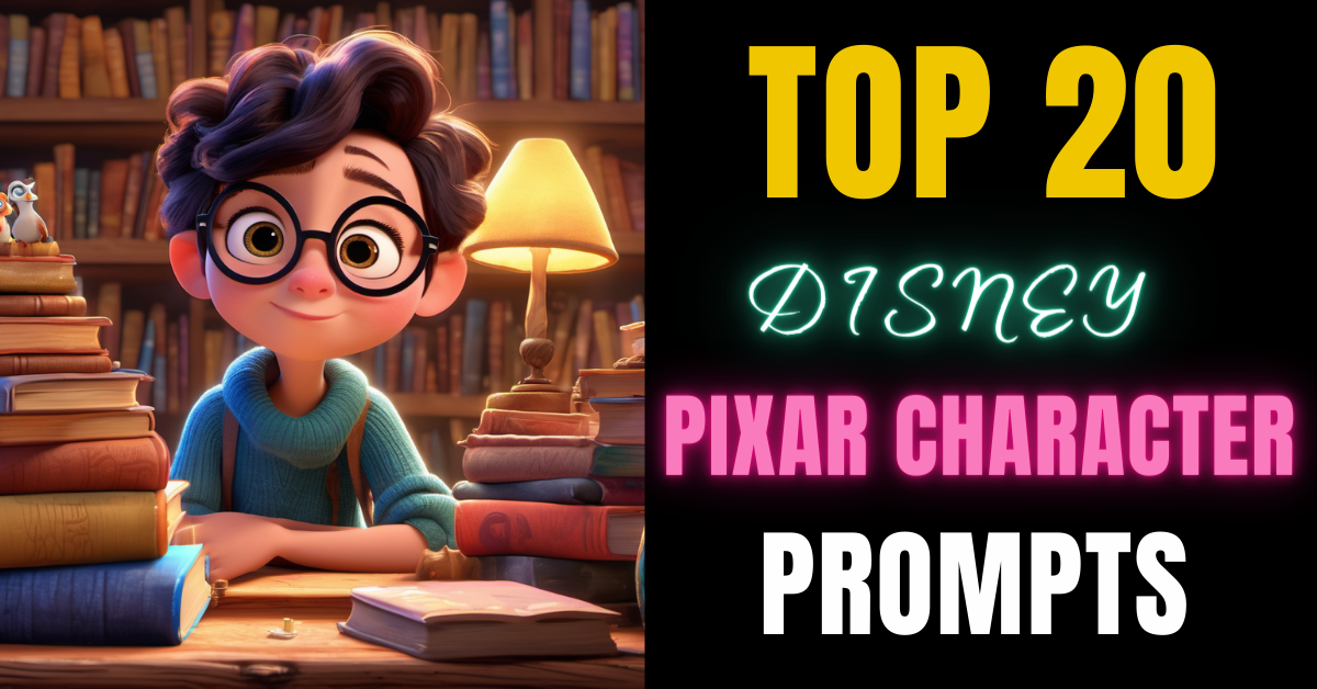 Disney Pixar AI characters Prompts