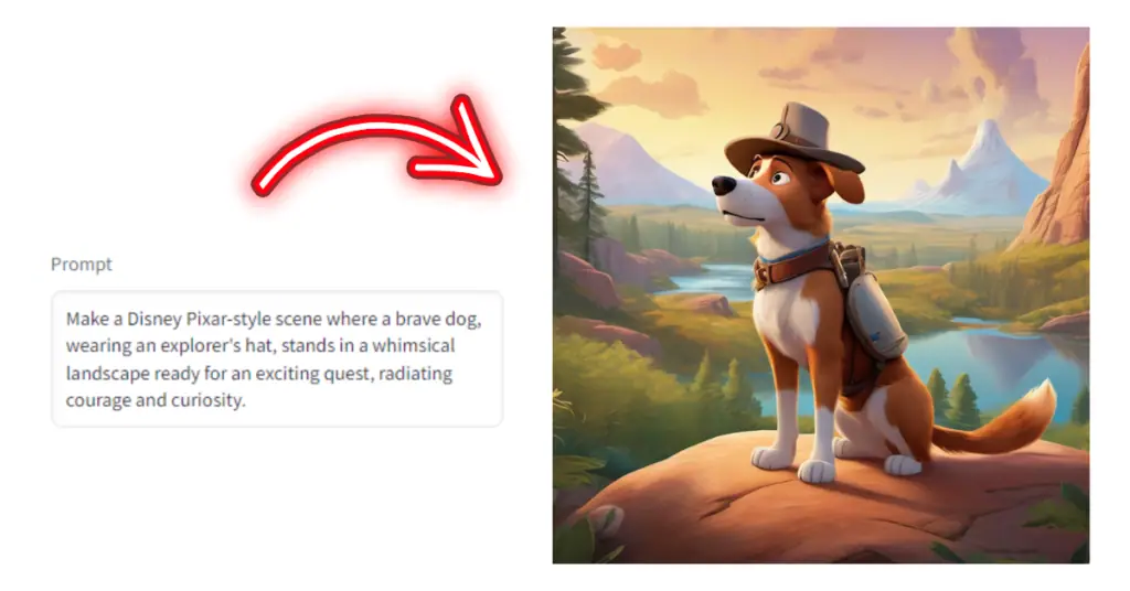 How to Make Disney Pixar AI Dog Movie Poster with Text to Image AI